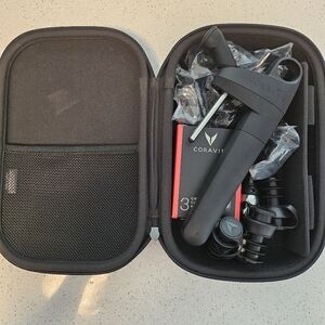 Coravin Pivot+ Plus Wine Preservation System With Case & 3 Brand New Capsules